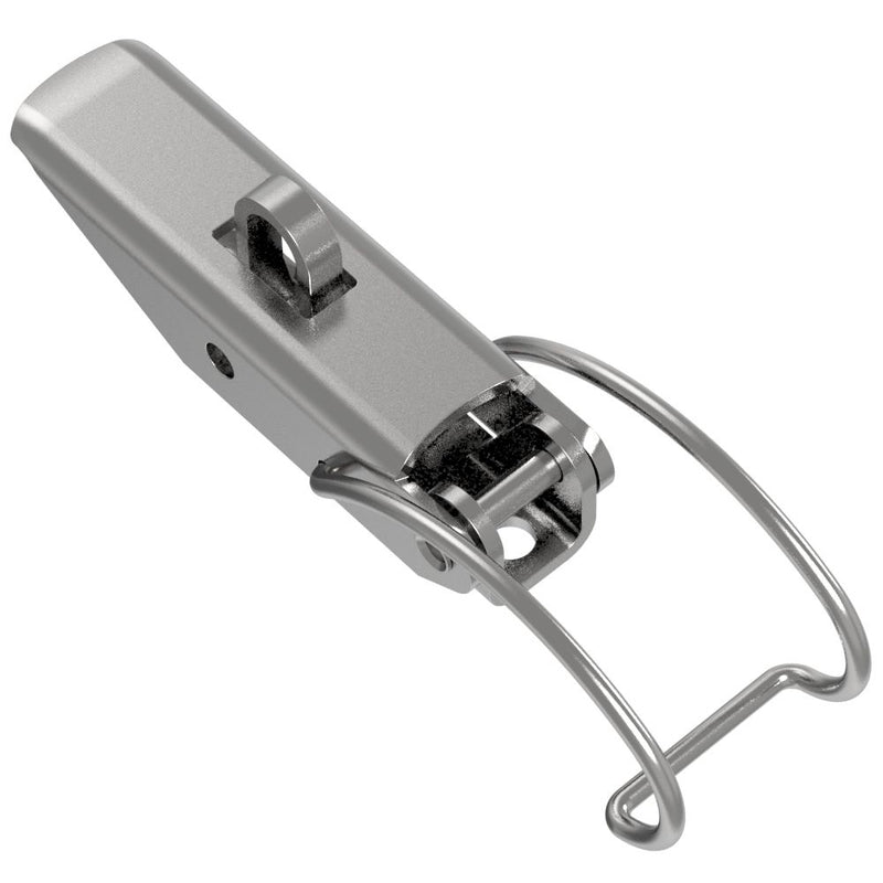 SOUTHCO Toggle Style Draw Latch, Medium Size, Concealed Mount, Steel, Zinc Plate, Bright chromate [TL-40-225-07]