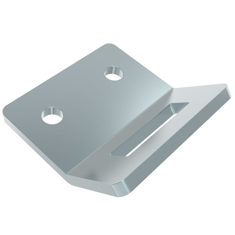 SOUTHCO Draw Latch, Keeper, Steel, Zinc Plate, Bright chromate [V2-0018-07]