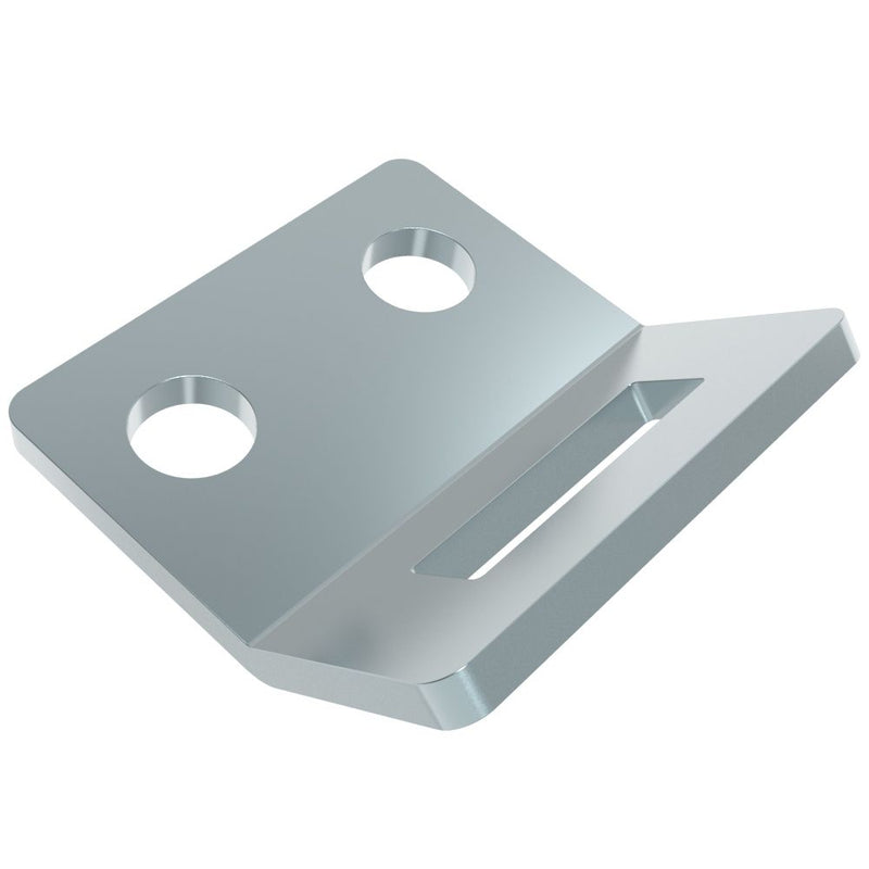 SOUTHCO Draw Latch, Keeper, Steel, Zinc Plate, Bright chromate [V2-0054-07]