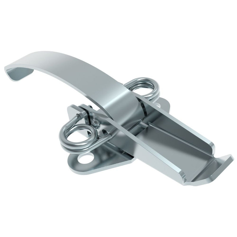 SOUTHCO Draw Latch, No Restriction, Medium size blade, Steel, Zinc Plate, Bright chromate [V2-0068-07]