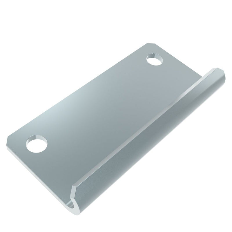 SOUTHCO Draw Latch, Keeper, Short Blade, Steel, Zinc Plate, Bright chromate [V4-0009-02]