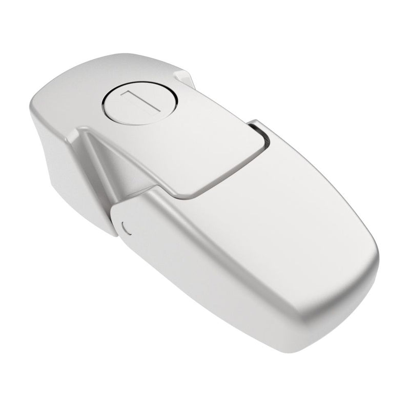 SOUTHCO Draw Latch, Key Locking, Large Size, 316 Stainless Steel, Electropolished, Polished [V7-20-111-24]