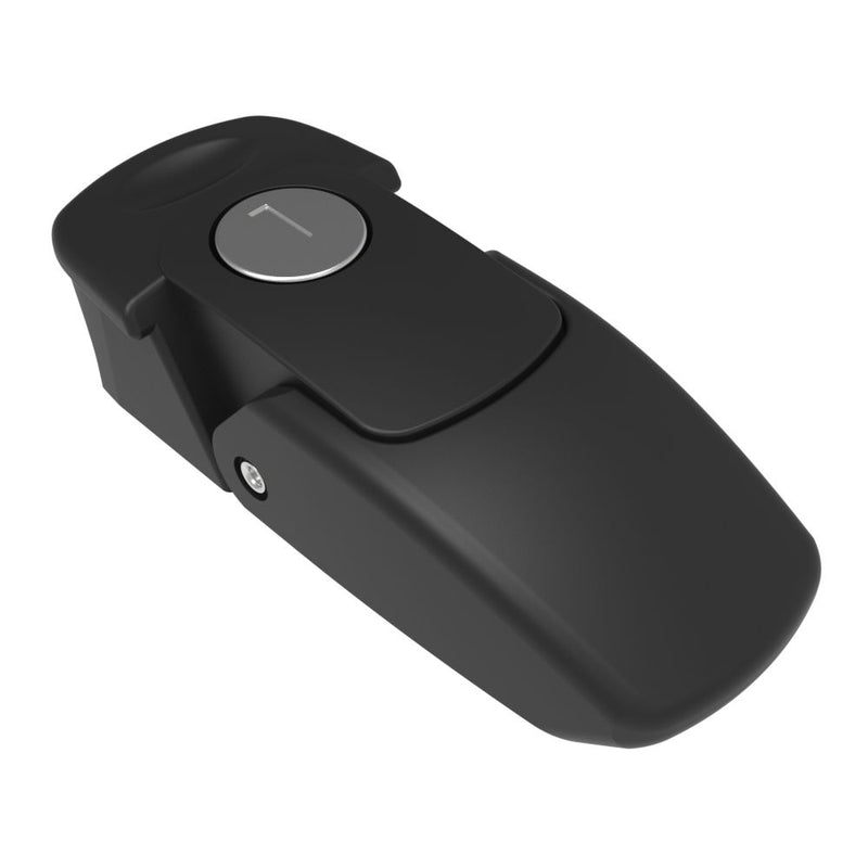 SOUTHCO Draw Latch, Key Locking, Large Size, Zinc Alloy, Powder Coat, Black [V7-20-111-50]