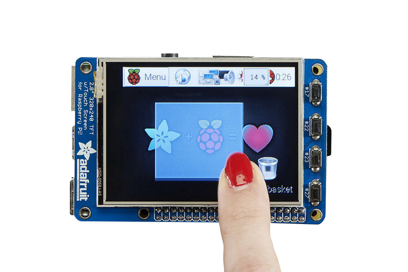 Adafruit Pitft Plus Assembled 320X240 2.8" Tft + Resistive Touchscreen