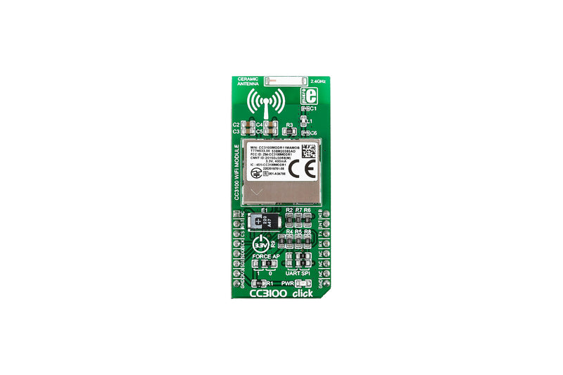 Cc3100 Click WiFi IoT Board,Mikroe-2336