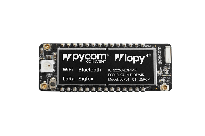 Pycom Lopy4 Development Board - (LoRa, Sigfox, WiFi And Ble)