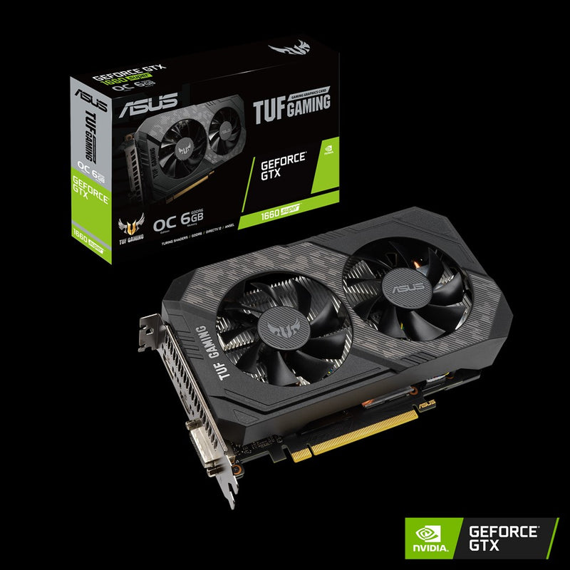 Card màn hình VGA ASUS TUF -GTX1660S-O6G-GAMING, 6GB, GDDR6, (ASU747)