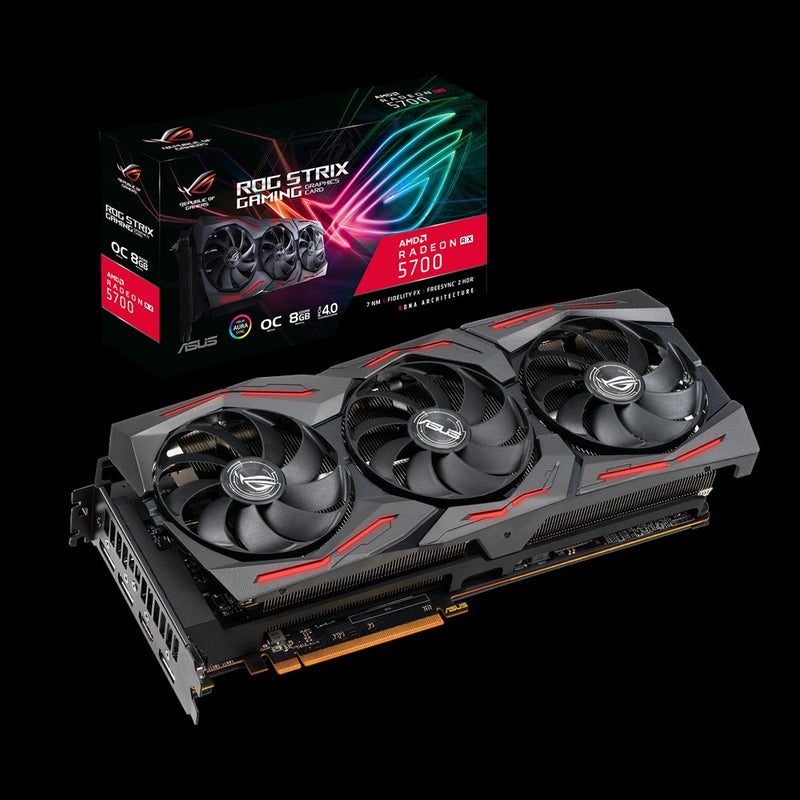 Card màn hình VGA ASUS ROG-STRIX-RX5700-O8G-GAMING, 8GB, GDDR6, (ASU745)