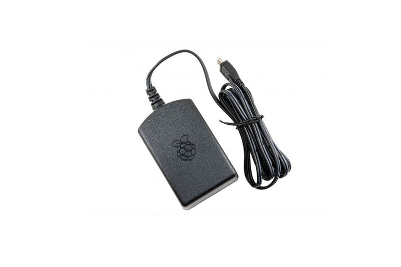 Official Raspberry Pi 3 Universal Power Supply Black