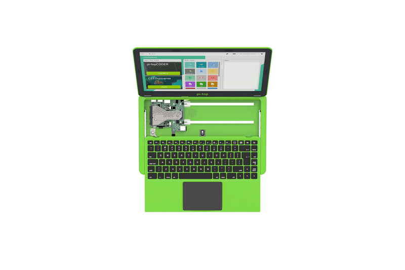 Pi-Top Raspberry Pi Laptop - Uk Keyboard - Green