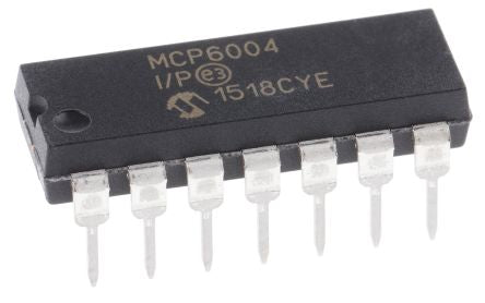 Microchip MCP6004-I/P 1449089