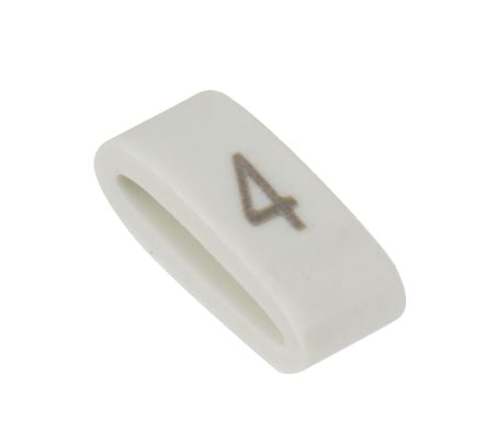 HellermannTyton 531-07855 HOBS85-PVC-WH (100) 1789597