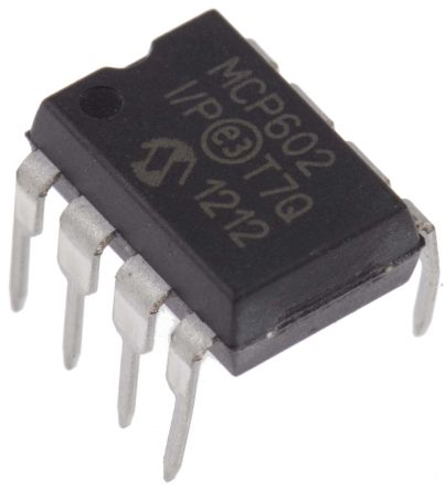 Microchip MCP602-I/P 8895695
