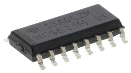 Texas Instruments CD74HC4511M 1219227