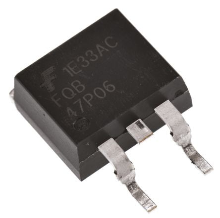 ON Semiconductor FQB47P06TM-AM002 1241716
