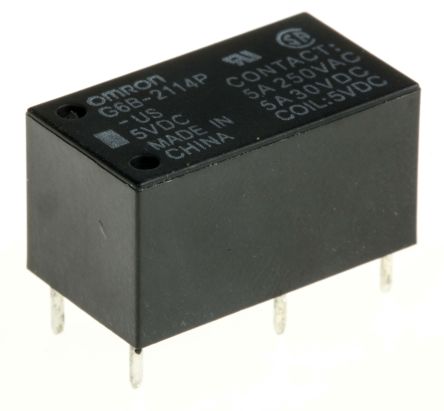 Omron G6B2114PUS5DC 6839356