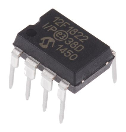 Microchip PIC12F1822-I/P 8895487