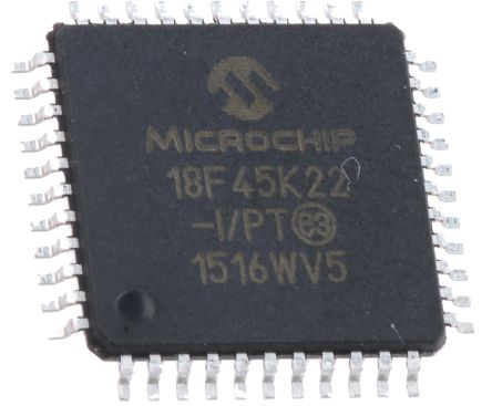 Microchip PIC18F45K22-I/PT 8895516