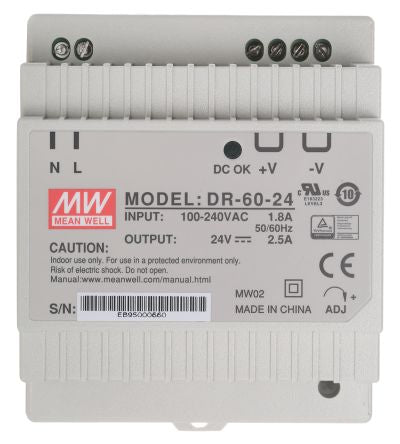 Mean Well DR-60-24 7127433