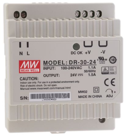 Mean Well DR-30-24 7654632