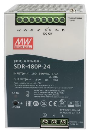 Mean Well SDR-480P-24 7654676