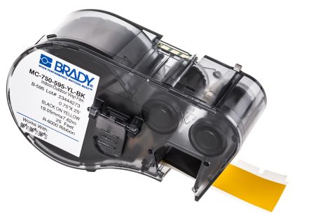 Brady MC-750-595-YL-BK 7753672