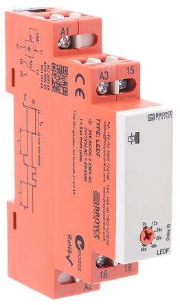 Broyce Control LEDF 24VAC/DC/230VAC. 2-60 Sec 8285195