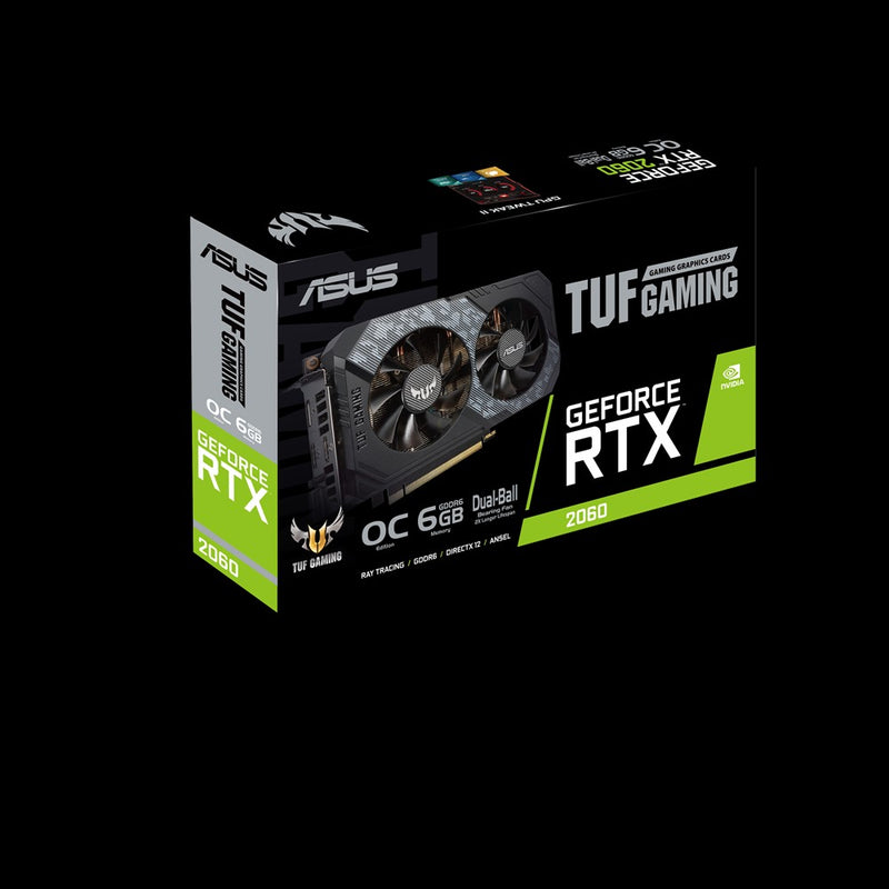 Card màn hình VGA ASUS TUF-RTX2060-O6G-GAMING, 6GB, GDDR6, (ASU759)
