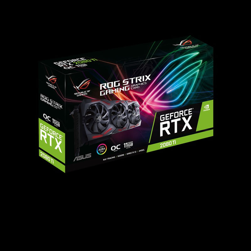 Card màn hình VGA ASUS ROG-STRIX-RTX2080TI-O11G-GAMING, 11GB, GDDR6, (ASU742)