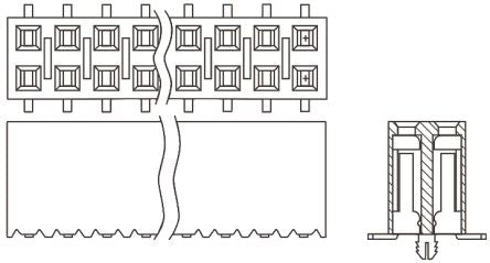 Samtec SSM-102-L-DV 7655351