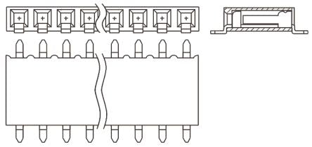 Samtec SSM-110-L-SH 7655427