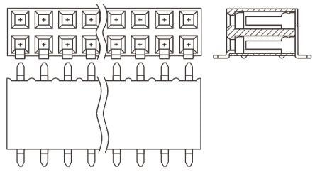 Samtec SSM-105-L-DH 7655389