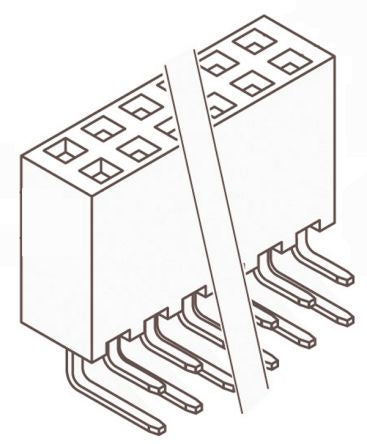 Samtec SSW-104-02-G-D-RA 7655638