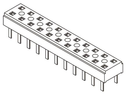 Samtec CLT-110-01-L-D 7668785