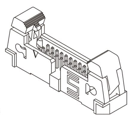 Samtec EHT-125-01-S-D 7668861