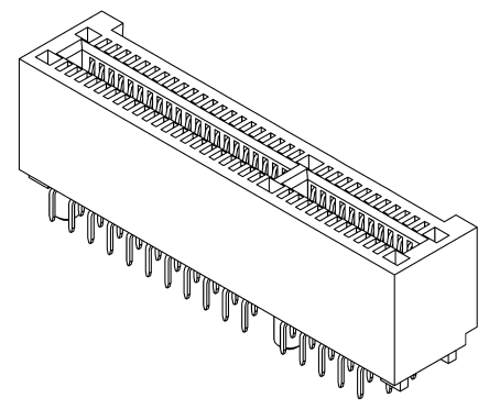Samtec PCIE-164-02-F-D-TH 7677058
