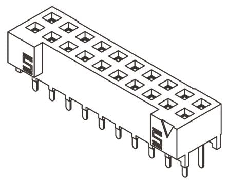 Samtec S2M-130-01-L-D 7678877