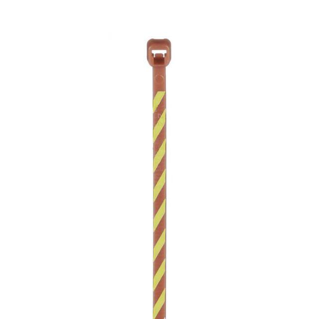 Dây rút Panduit 102mm x 2.5mm Brown, Yellow Stripe [PLT1M-L1-4]