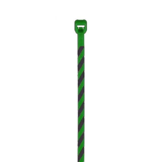 Dây rút Panduit 102mm x 2.5mm Green, Black Stripe [PLT1M-L5-0]