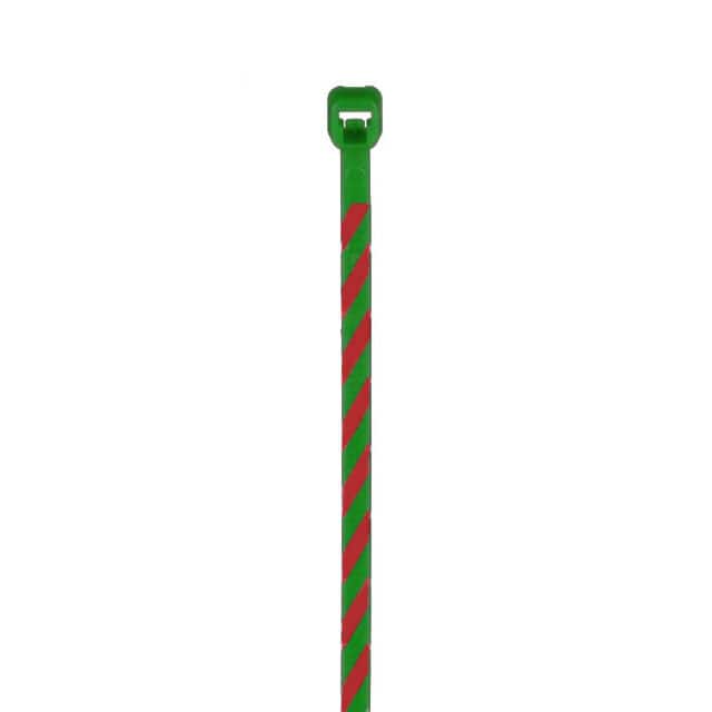 Dây rút Panduit 102mm x 2.5mm Green, Red Stripe [PLT1M-L5-2]