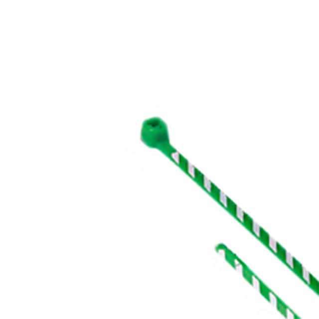 Dây rút Panduit 102mm x 2.5mm Green, White Stripe [PLT1M-L5-10]