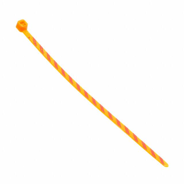 Dây rút Panduit 102mm x 2.5mm Orange, Red Stripe [PLT1M-L3-2]