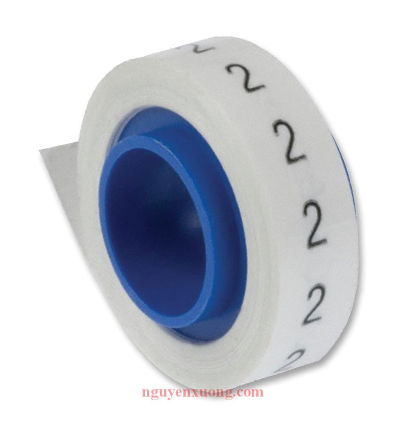 Panduit Roll Wire Marker, '2', 8 Ft/Rl [PMDR-2]; PAO019