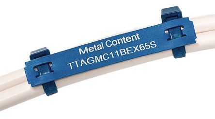 HellermannTyton 556-26500 TTAGMC11BEX65S-PO/MET-BU (190) 1249463
