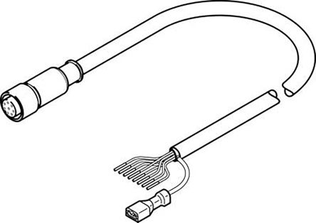 Festo NEBM-M12G8-E-10-LE8 1259857