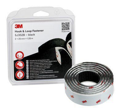 3M 3M SJ352B black 25mm x 1,25m 1634739