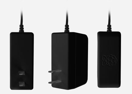 Official Raspberry Pi 3 Us Power Supply Black
