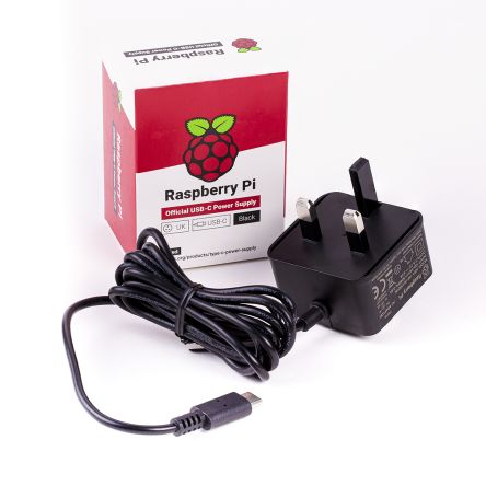 Raspberry Pi RPI4 PSU UK BLACK BULK 1873424