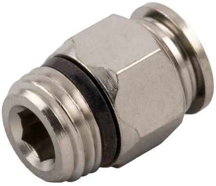 RS PRO Straight Threaded Adaptor 1977654