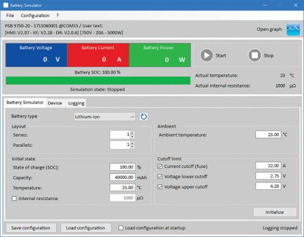 EA Elektro-Automatik EA-License BS LI-ION 2012844